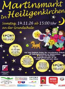 Martinsmarkt in Heiligenkirchen am Samstag, 14.11.2026